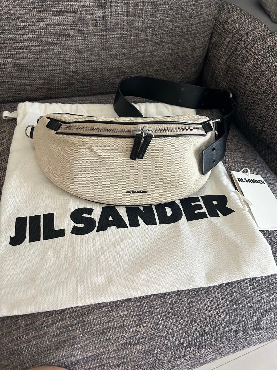 関税込 JIL SANDER キャンバス ボディバッグ ジルサンダー ボディバッグ 未使用に近い|Yahoo!フリマ(旧