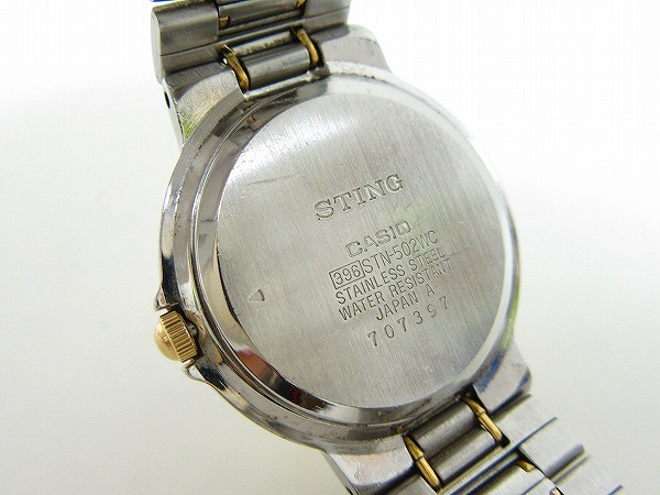 IW-4381R　CASIO　腕時計　STN-502WC STING　ジャンク_画像7