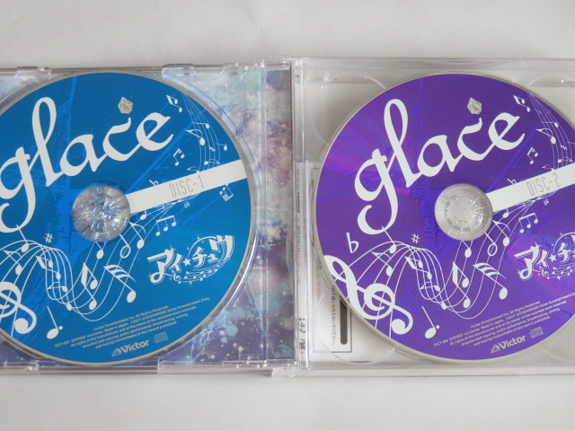 アイ★チュウ「glace」２枚組 初回限定盤 スリーブ、缶バッジ付き