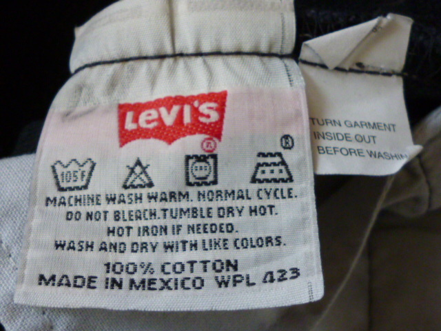 USA古着　80s 90s Levis 501 MADE IN USA 黒　ブラック　グレー　W30 L32 リーバイス アメリカ製　　５ _画像5
