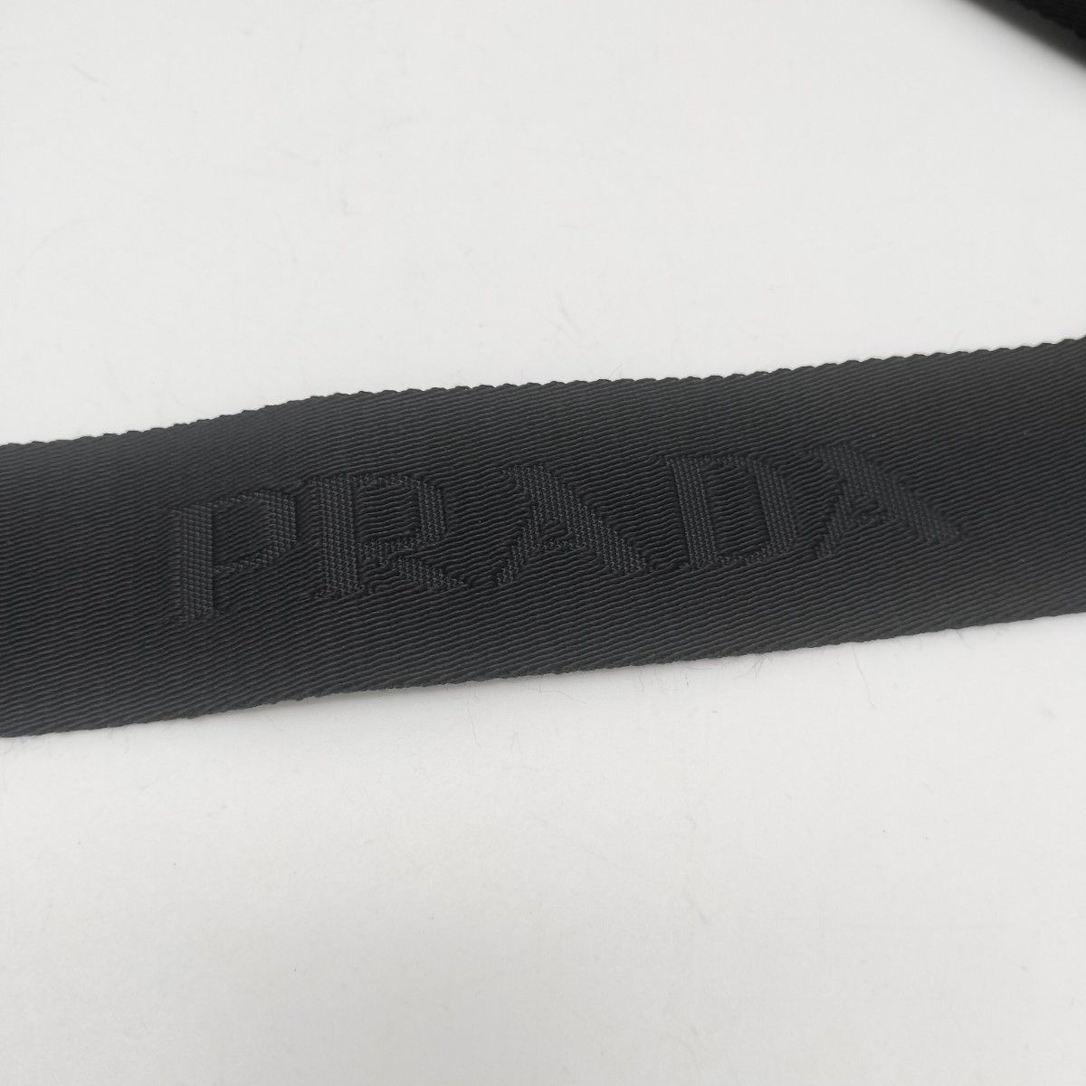 Prada ブラック レザー ショルダーストラップ 中古 未使用に近い プラダ ショルダーストラップ ブラック 黒|Yahoo