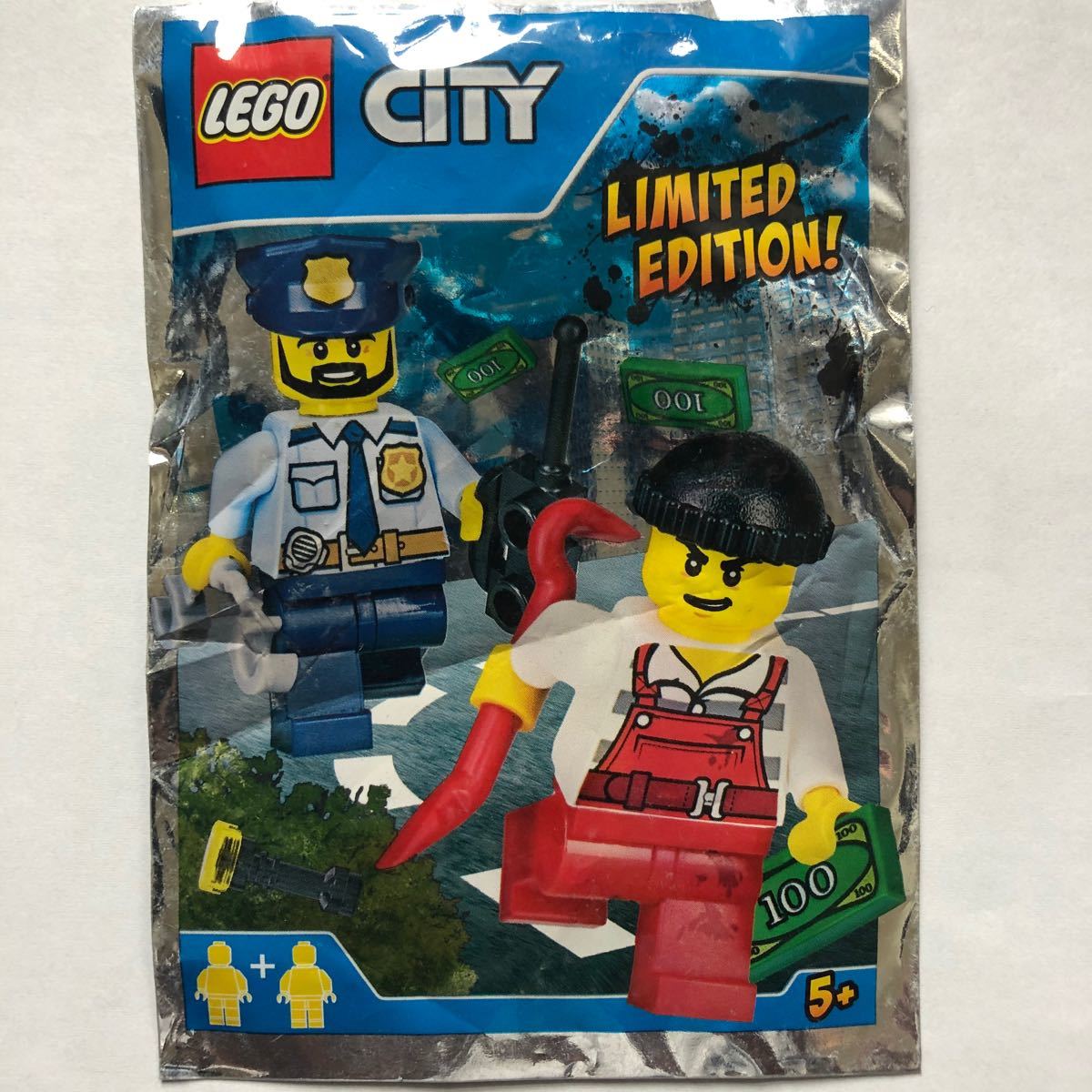 Paypayフリマ Lego シティ ミニフィグ 警察官 泥棒セット レゴ