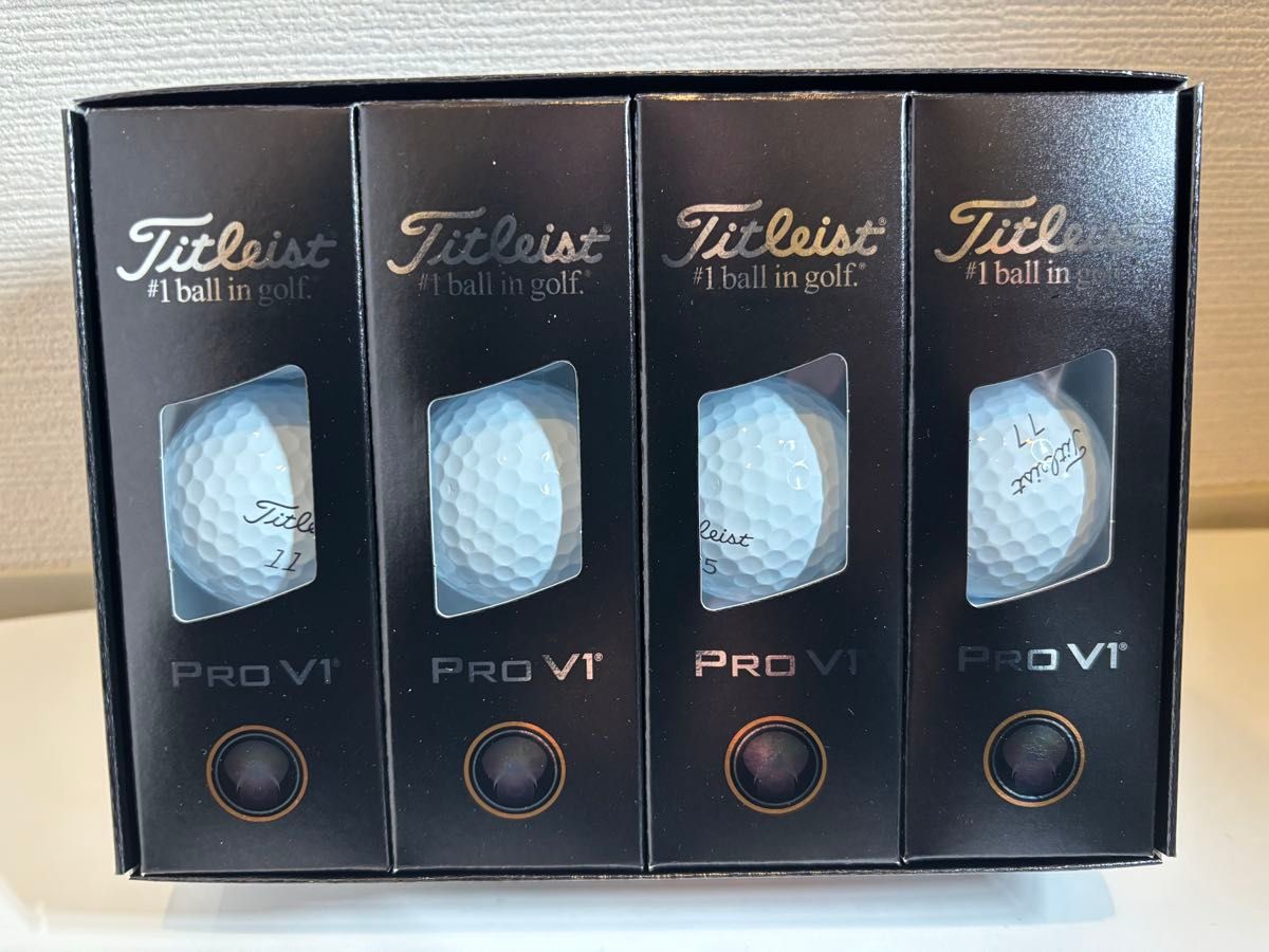 Pro V1 ゴルフボール 2ダース(ローナンバー・ダブルナンバー)セット 新品未使用・24時間以内発送】タイトリスト PRO V1 ダブル