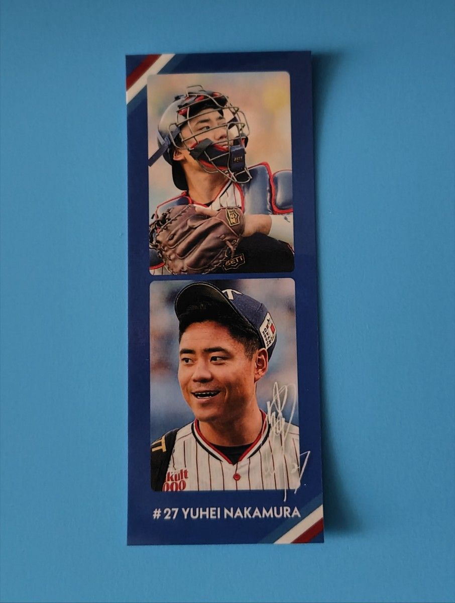 中村悠平 東京ヤクルトスワローズ 侍ジャパン topps now トップスナウ 東京ヤクルトスワローズ 中村悠平 Suwaca/配布カード/配布
