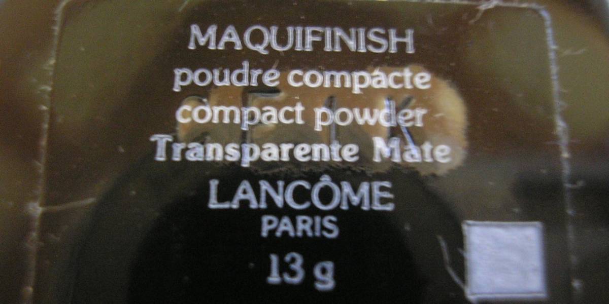 ●ランコム コンパクトパウダー ●LANCOM●MAQUIFINISH Compact powder e13g 5563 07　FRANCE PARIS　経年保管品_画像4