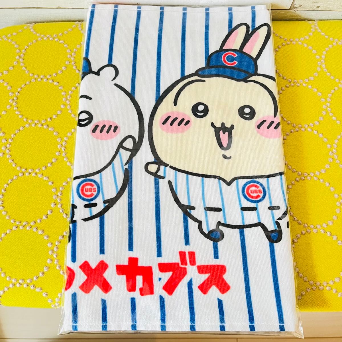 ちいかわ×MLB マスコット フェイスタオル (カブス) 4点セット ちいかわ MLB マスコット フェイスタオル カブス|Yahoo!フリマ