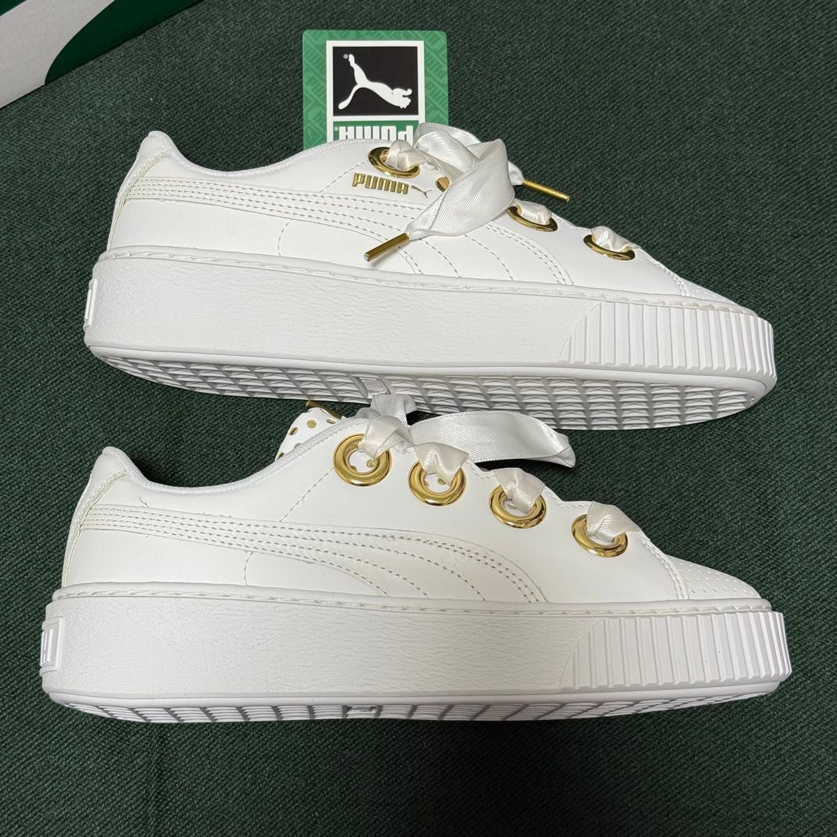 【国内即発】PUMA プーマ PLATFORM ATH LUX ウィメンズ 新品未使用】PUMA プーマ プラットフォーム キス PLATFORM ATH