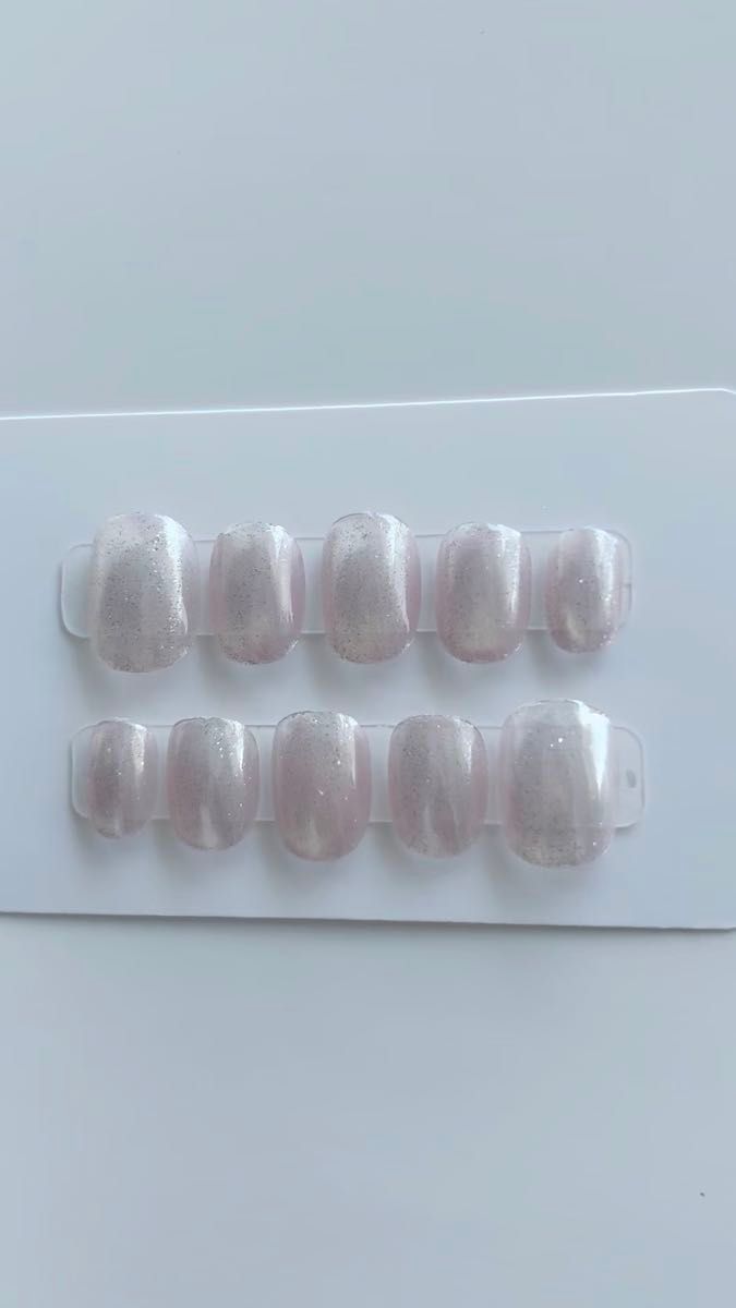 ネイルチップ ミルクマグネット enoi使用