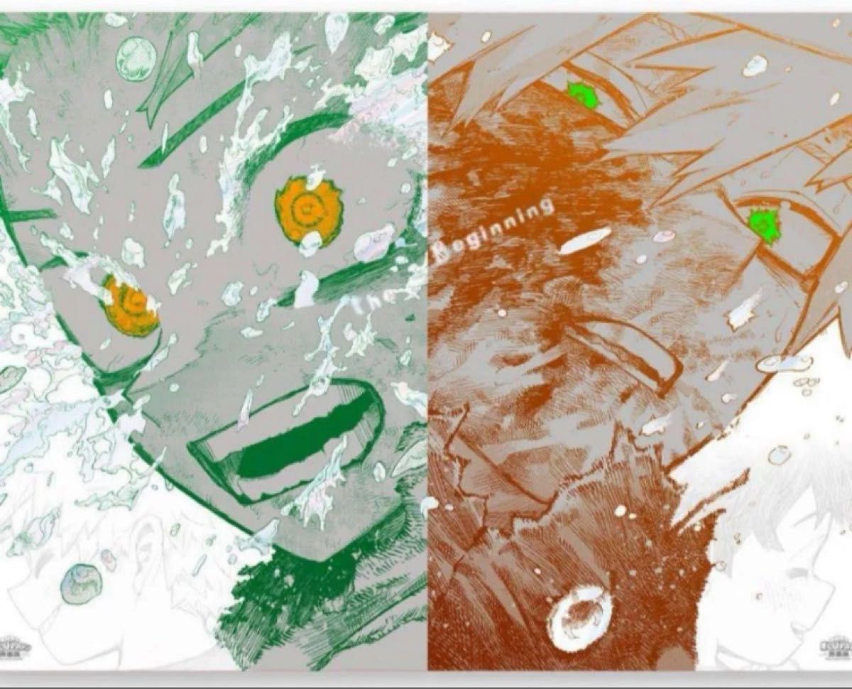 頑張れ A2アートポスター2枚セット 僕のヒーローアカデミア 原画展 ヒロアカ展 ヒロアカ原画展 僕のヒーローアカデミア原画展 A2アートポスター