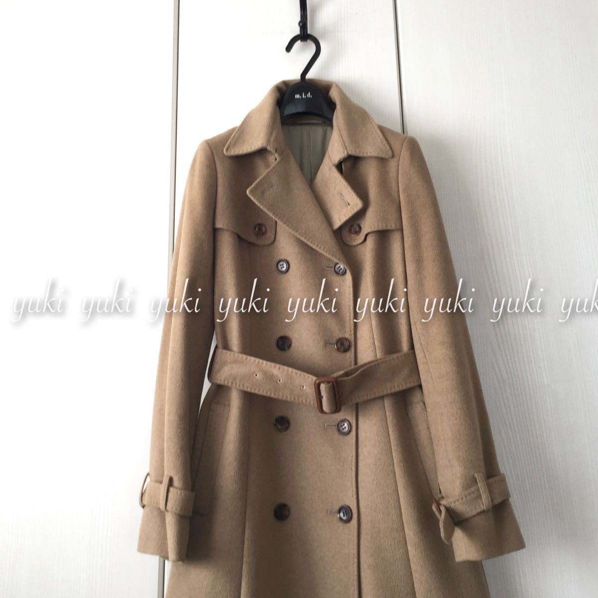 ANAYI カシミヤ100% スタンドカラー ロングコート キャメル ANAYI カシミヤ100% スタンドカラー ロングコート キャメル