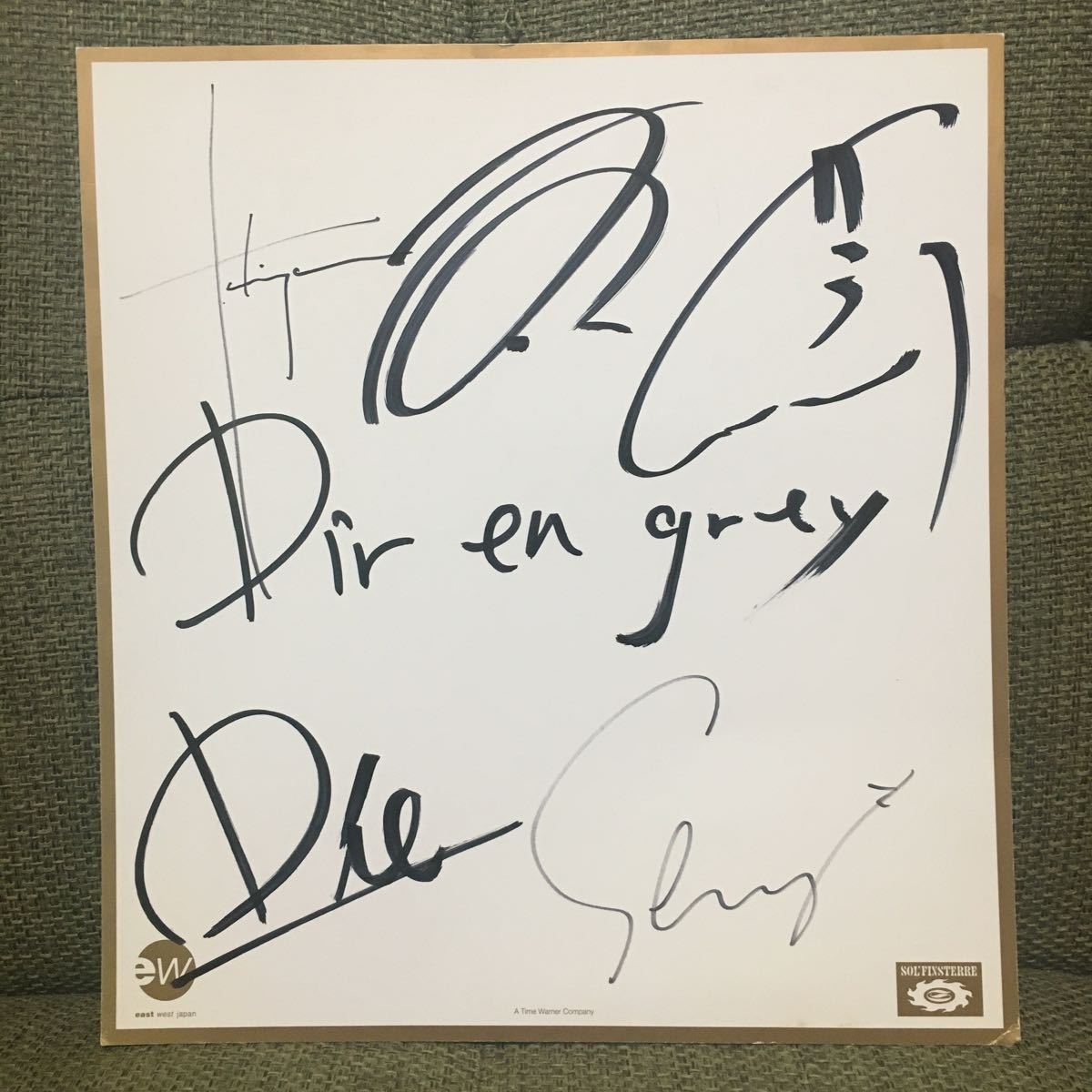 Deg 0728 Dir En Grey 直筆サイン入り色紙 京 薫 Die Toshiya Shinya East West Japanソルフィンステレ公式 送料込み Product Details Yahoo Auctions Japan Proxy Bidding And Shopping Service From Japan