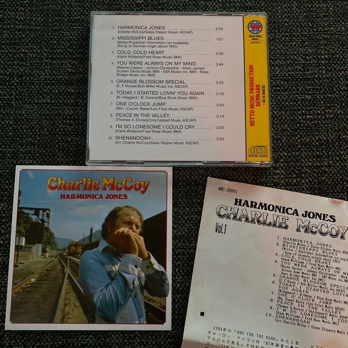 CHARLIE McCOY CD HARMONICA JONES チャーリーマッコイ Harp ハーモニカ ハープ_画像1