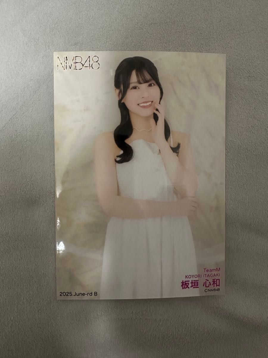 板垣心和 NMB48 2025 June-rd vol.1 生写真 直筆 サイン NMB48 板垣心和 生写真 2025 June-rd B|Yahoo!フリマ(旧PayPay