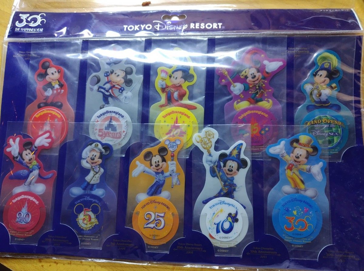 ディズニーリゾート ブックマーク 東京ディズニーリゾート ブックマーク セット しおり 栞