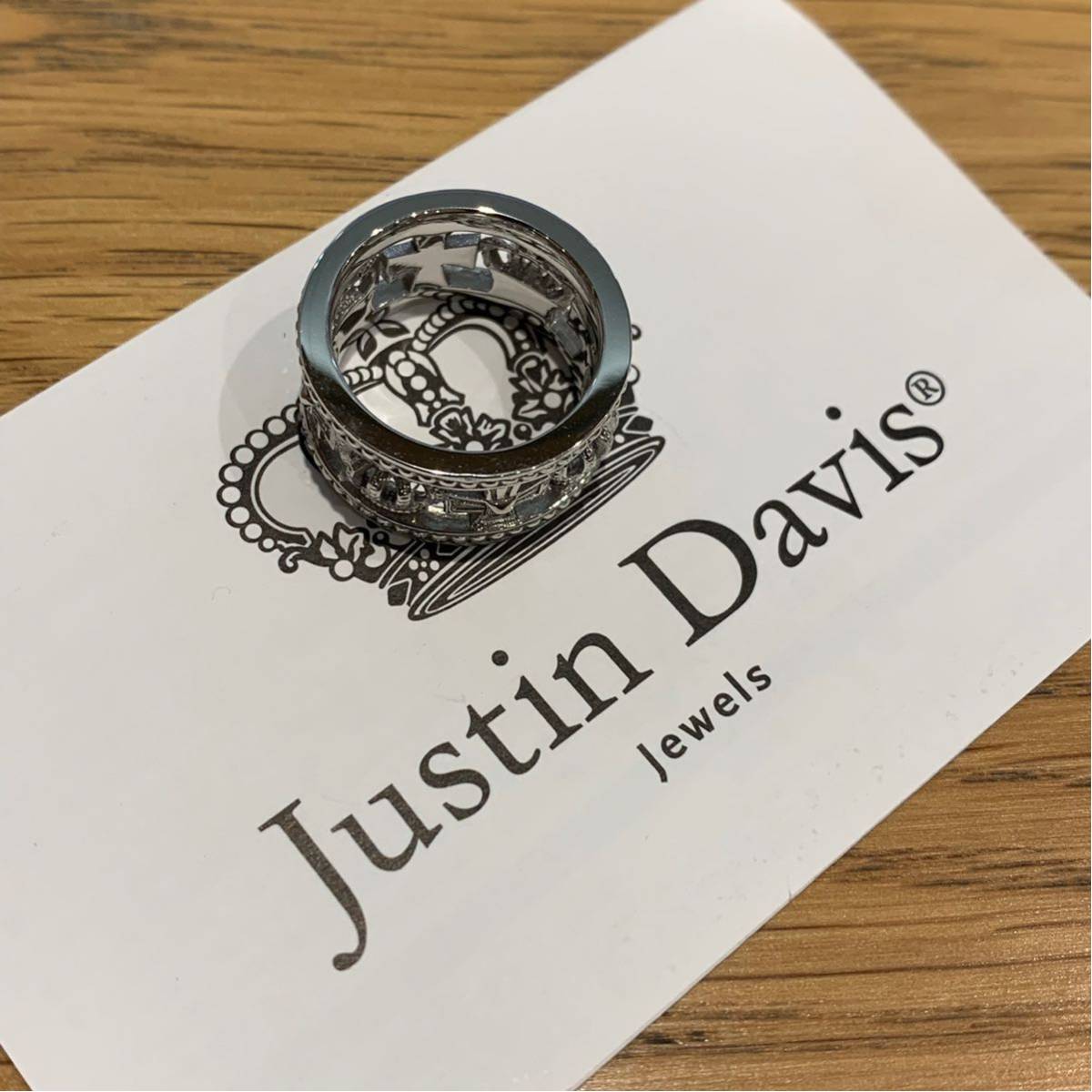 新品◆JUSTIN DAVIS◆MEDIEVAL WEDDING BAND RING◆10号◆クラウンクロスリング◆定価27,500円◆SRJ175◆_画像2