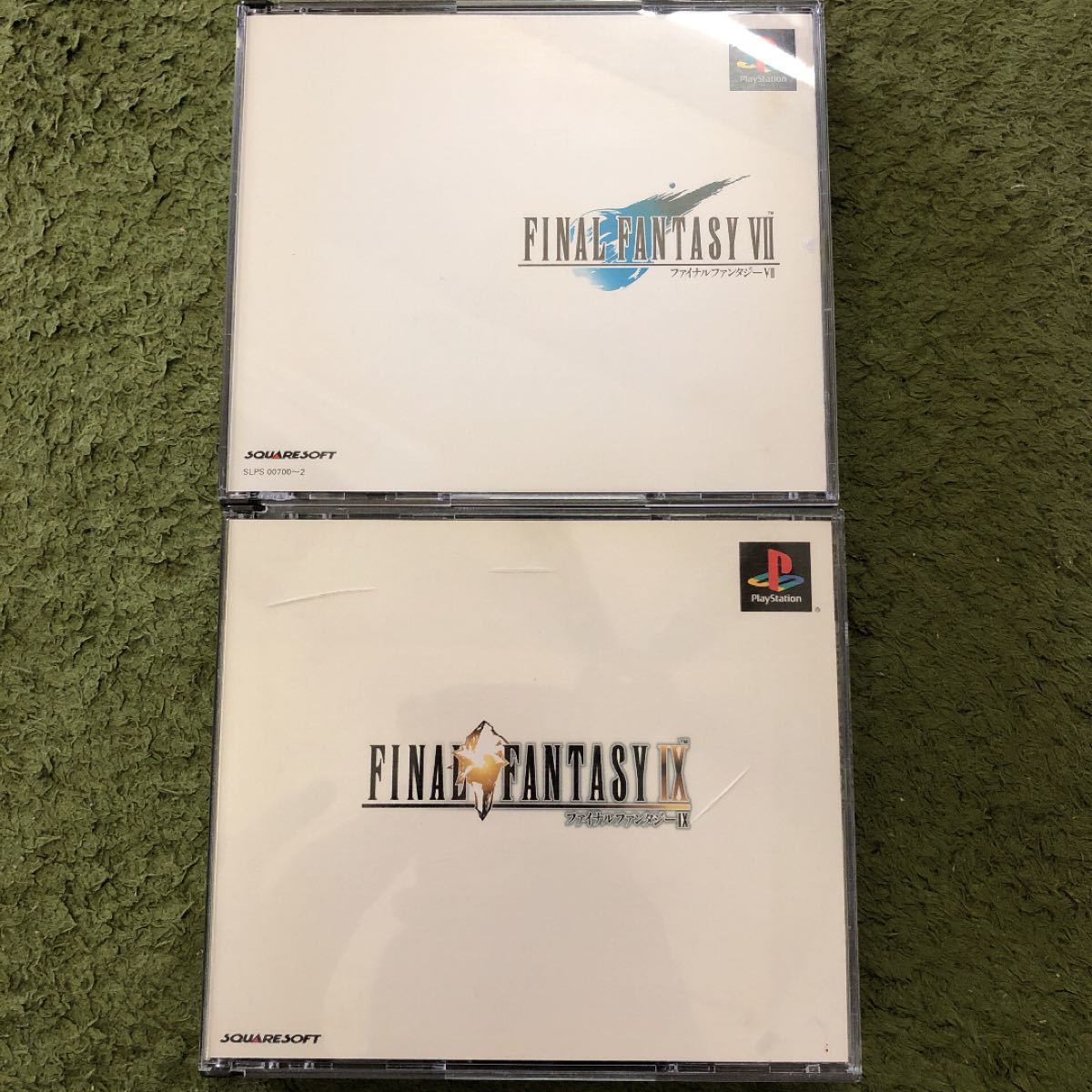 ジャンク品 PS1 ファイナルファンタジー7 と 9 セット