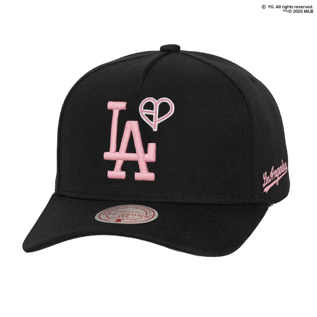 新品未使用 BLACKPINK × MLB LA Dodgers ピンク 帽子 新品未使用 BLACKPINK × MLB Los Angeles Dodgers ピンク 帽子