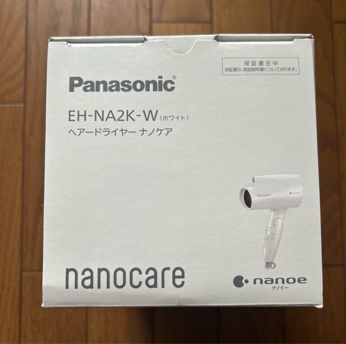 新品未開封Panasonic ナノケア ヘアドライヤー EH-NA2K ホワイト 新品 未使用パナソニックPanasonic ヘアドライヤー EH-NA2K-W