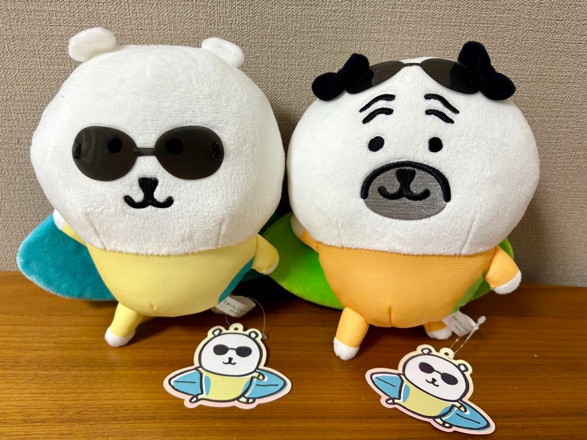 【新品タグ付】ナガノキャラクターズ サーフィンぬいぐるみ くま パグ 2種セット ナガノキャラクターズ サーフィンぬいぐるみ くま パグ|Yahoo