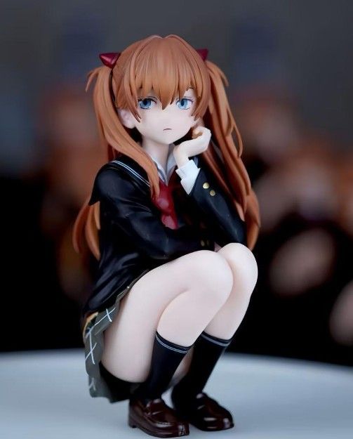 新世紀エヴァンゲリオン アスカ 制服 フィギュア 海外輸入品 新世紀エヴァンゲリオン フィギュア アスカ 制服ver 約14cm 海外