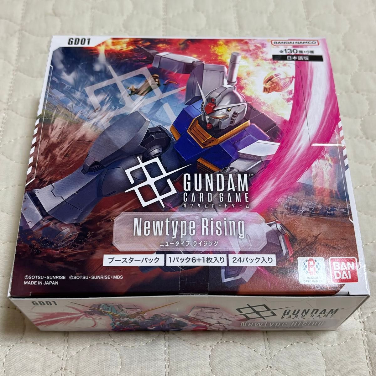 ガンダムカードゲーム ニュータイプライジング 4ボックス 未開封 テープ付き プロモ ガンダムカードゲーム BOX テープ付 未開封 Newtype