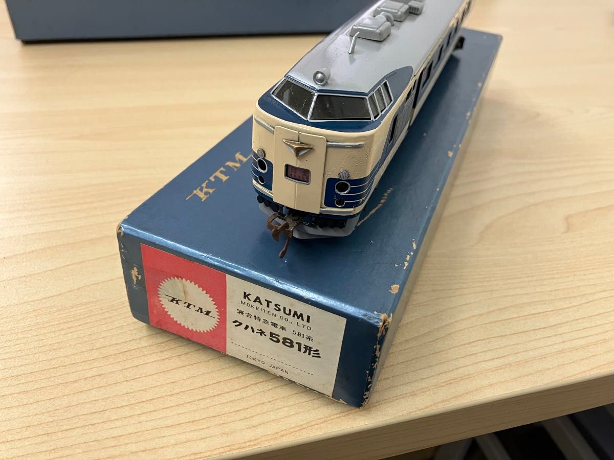 鉄道模型(13mm)カツミ 寝台特急電車581系 2両 鉄道模型 カツミ クハネ 寝台特急電車581形 食堂車サシ581形