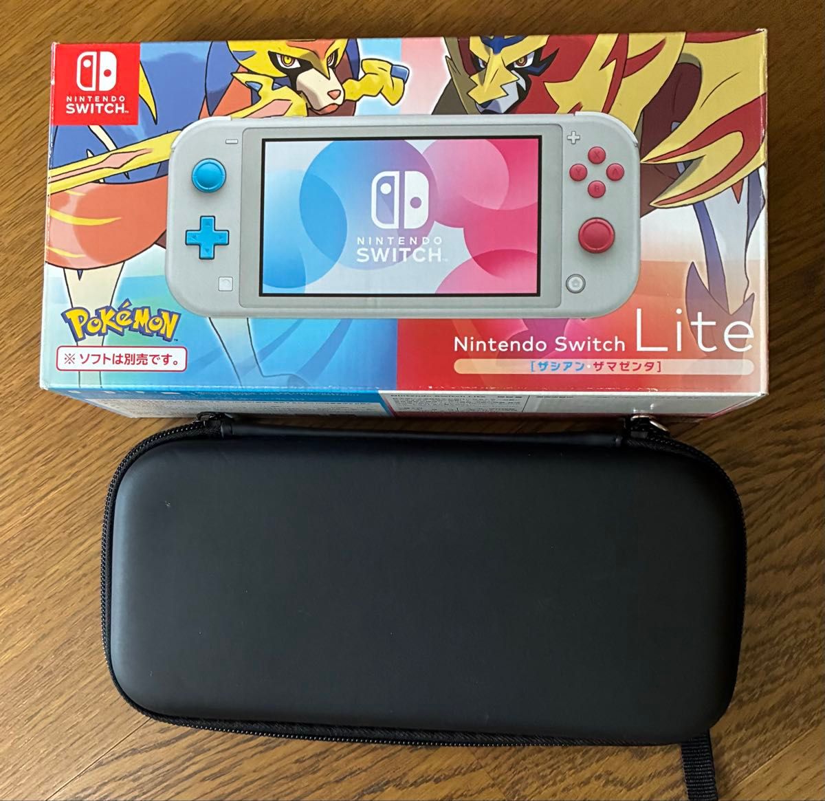 Switch Lite ポケモン ザシアン ザマゼンタ 本体 希少 カバー付き Nintendo Switch Lite ニンテンドースイッチライト ザシアン