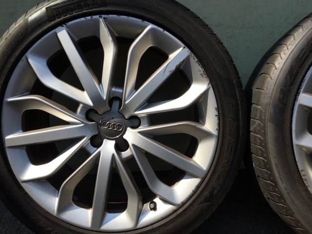 AUDI A6 S6 4G0601025E PIRELLI 4G ZERO A7 A8 S-LINE 19インチ 45