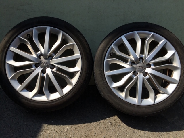 AUDI A6 S6 4G0601025E PIRELLI 4G ZERO A7 A8 S-LINE 19インチ 45
