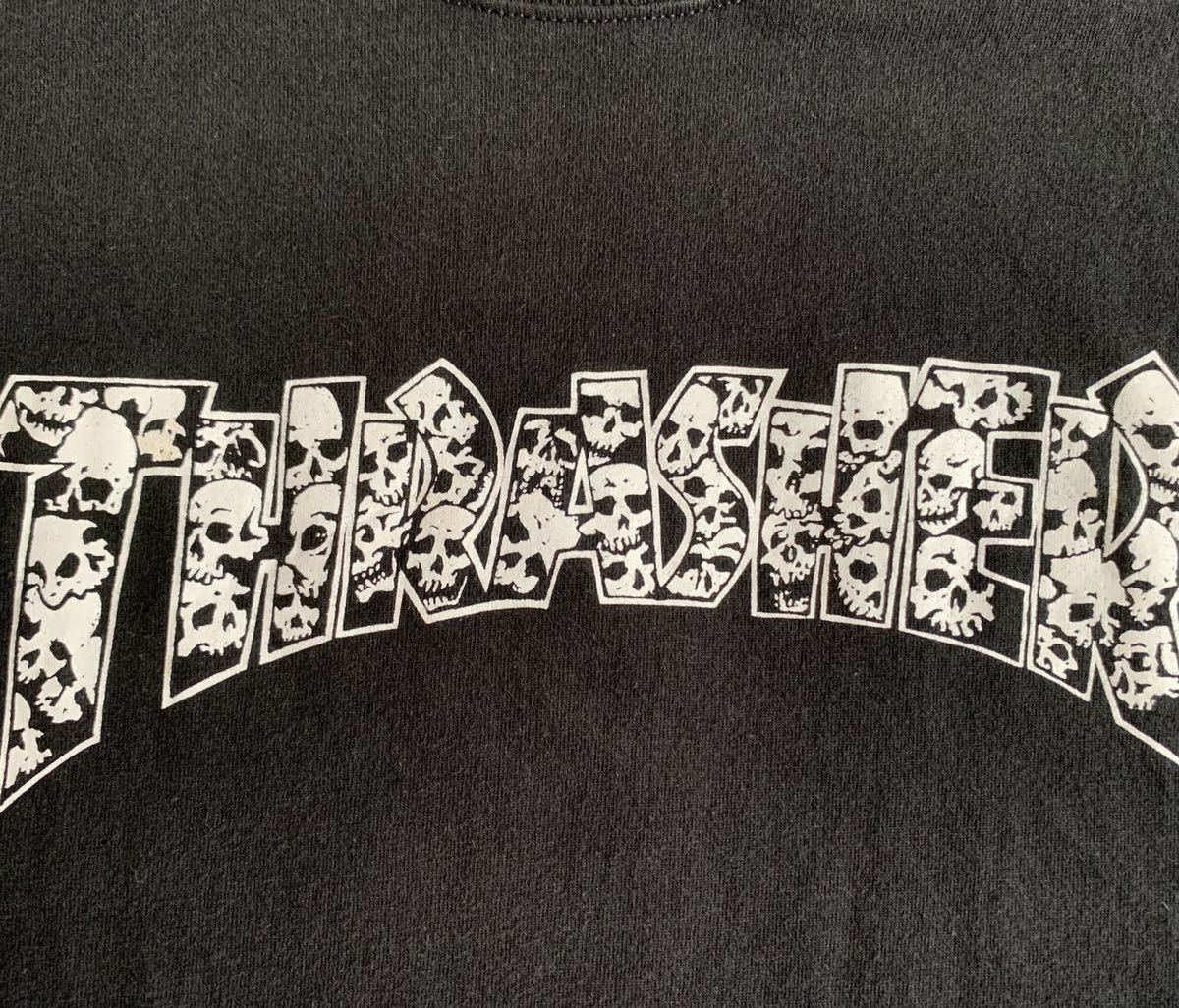 90s thrasher Vintage t рубашка Thrasher vintage Skull old skate