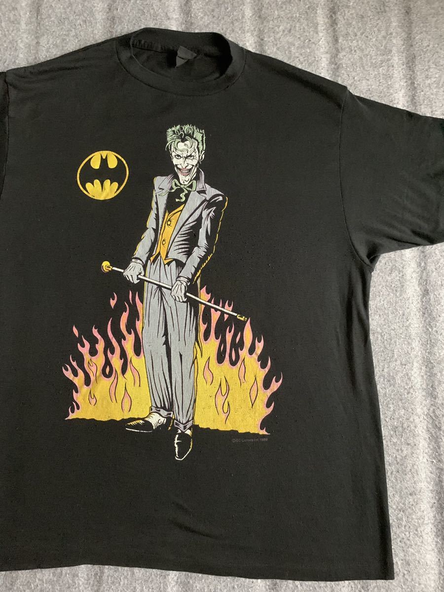 交換無料！ バットマン batman ジョーカー tシャツ ビンテージ jorker 80s DC vintage マーベル marvel comics イラスト、キャラクター