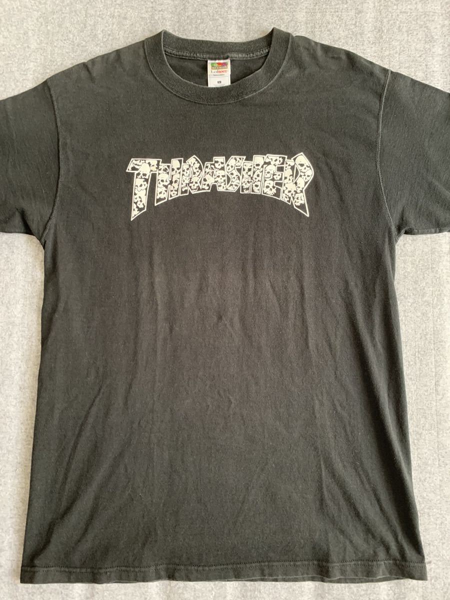 90s thrasher Vintage t рубашка Thrasher vintage Skull old skate