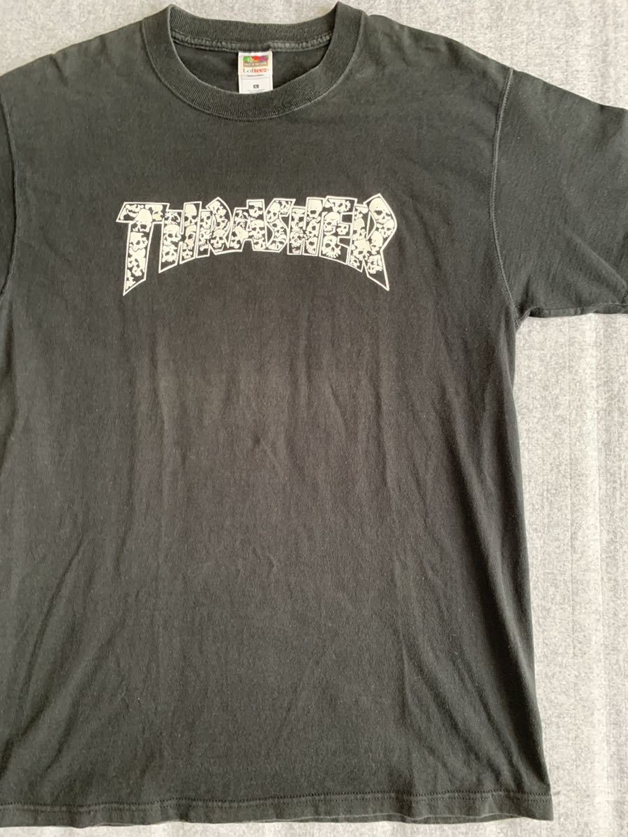 90s thrasher Vintage t рубашка Thrasher vintage Skull old skate