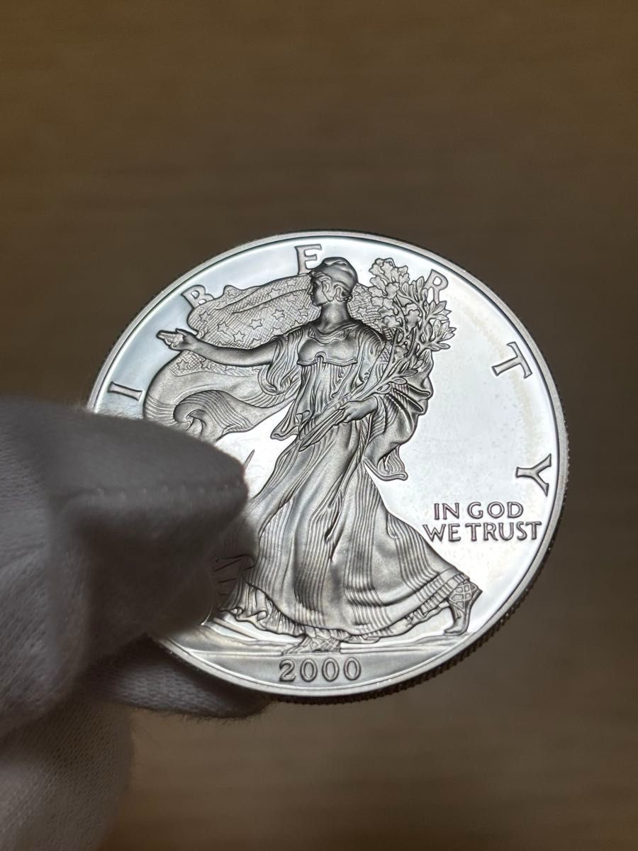 1992 アメリカ イーグル 大型銀貨 純銀 極美品 本物保証 1992 アメリカ イーグル 大型銀貨 純銀 極美品 本物保証 1992