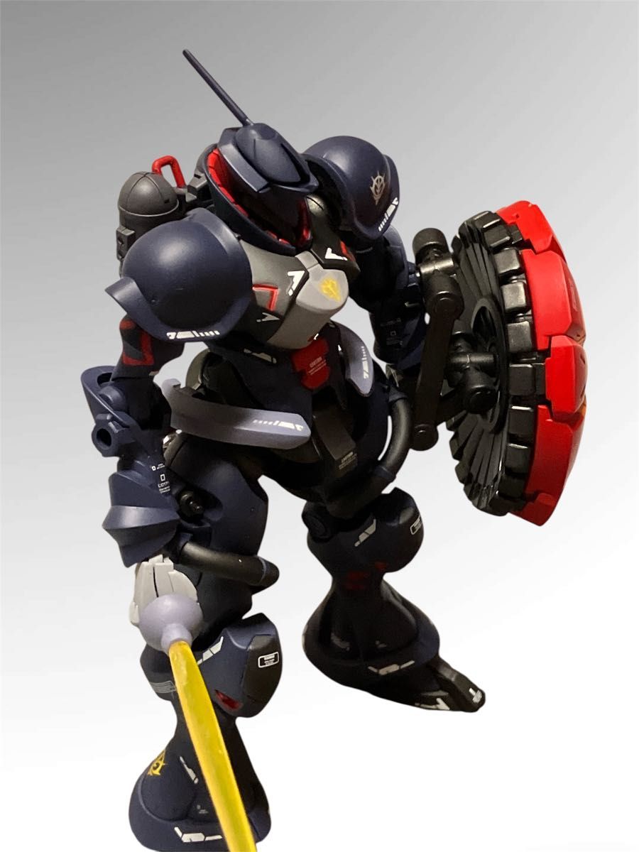 HG 1/144 エグザベ専用ギャン(ハクジ装備) 親衛隊カラー塗装完成品 HG 1/144 エグザベ専用ギャン(ハクジ装備) 親衛隊カラー塗装