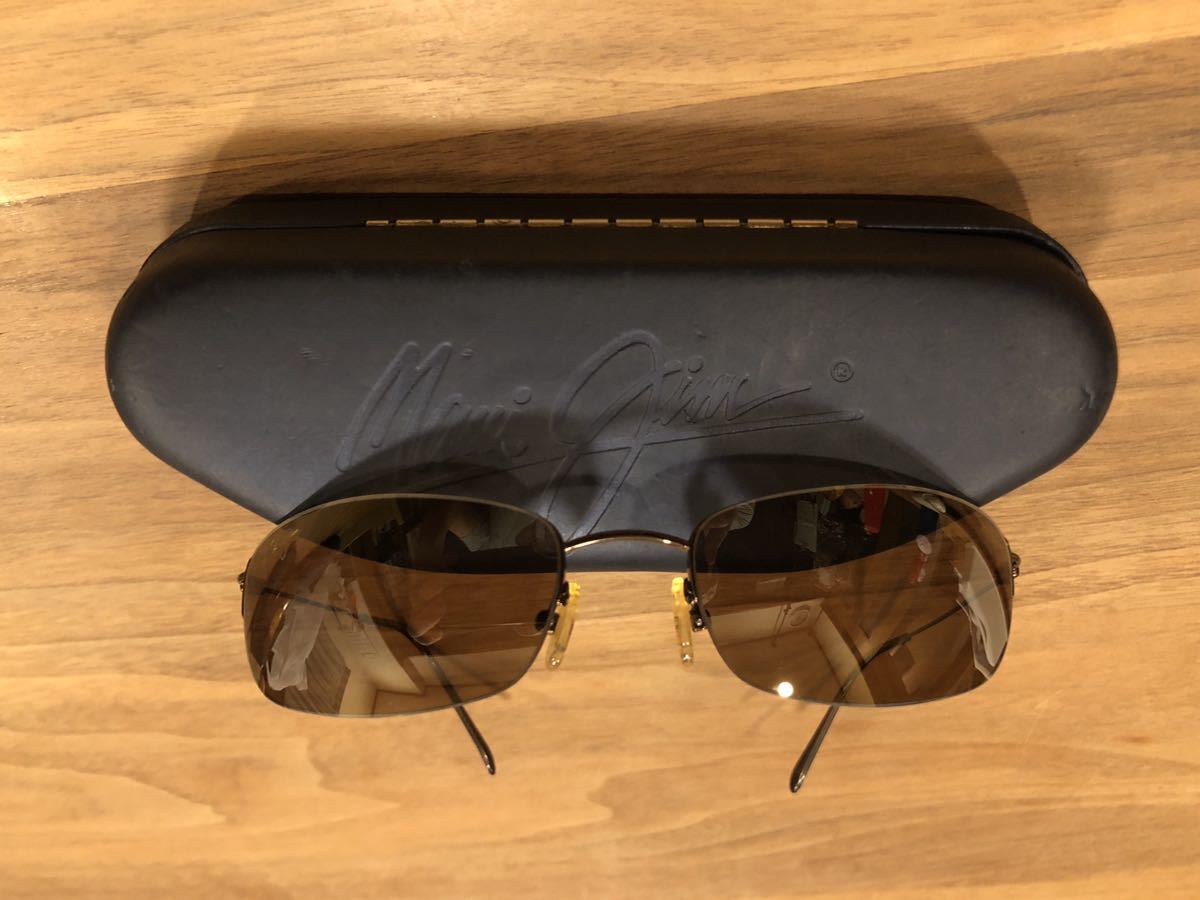 *** Maui jim MJ506-23 Paradise titanium frame polarized light sunglasses maui Jim 