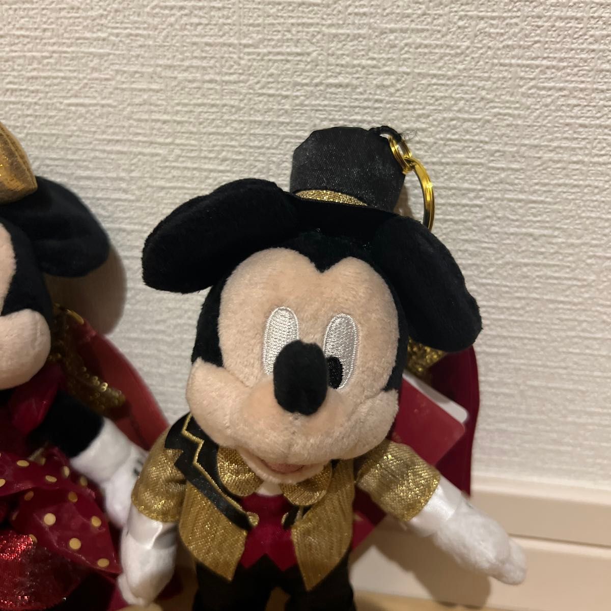 ディズニーストア ミッキー ミニー ぬいぐるみキーホルダー 25周年 ディズニーストア ミッキー ミニー ぬいぐるみキーホルダー 25
