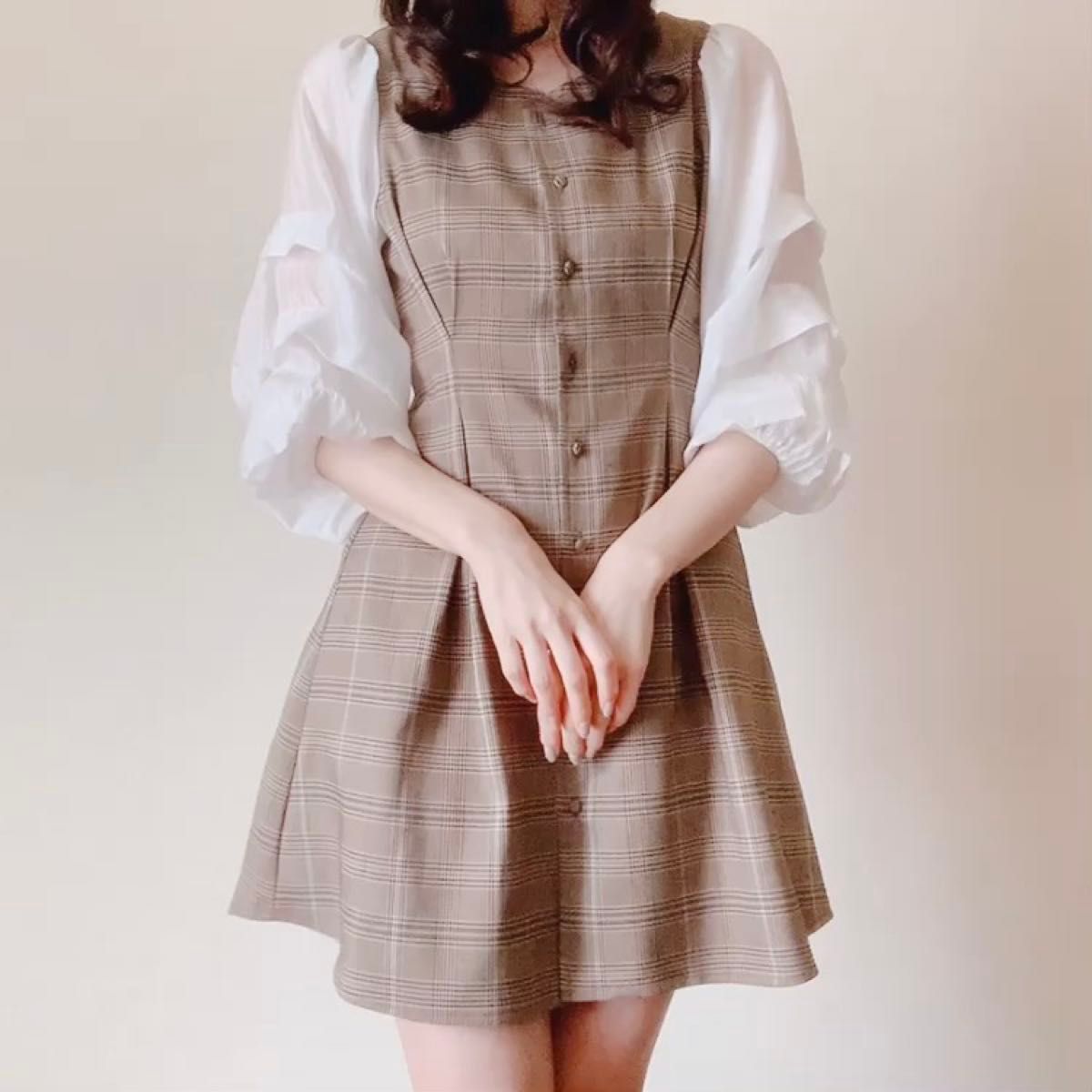 【訳あり】マジェスティックレゴン バックリボン ガーリーワンピース