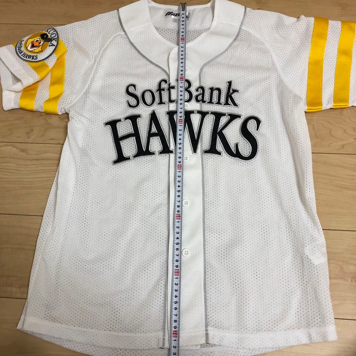 Mizuno SoftBank Hawks ユニフォーム Lサイズ 半袖 福岡ソフトバンクホークス ユニフォーム L ミズノ ホーム|Yahoo
