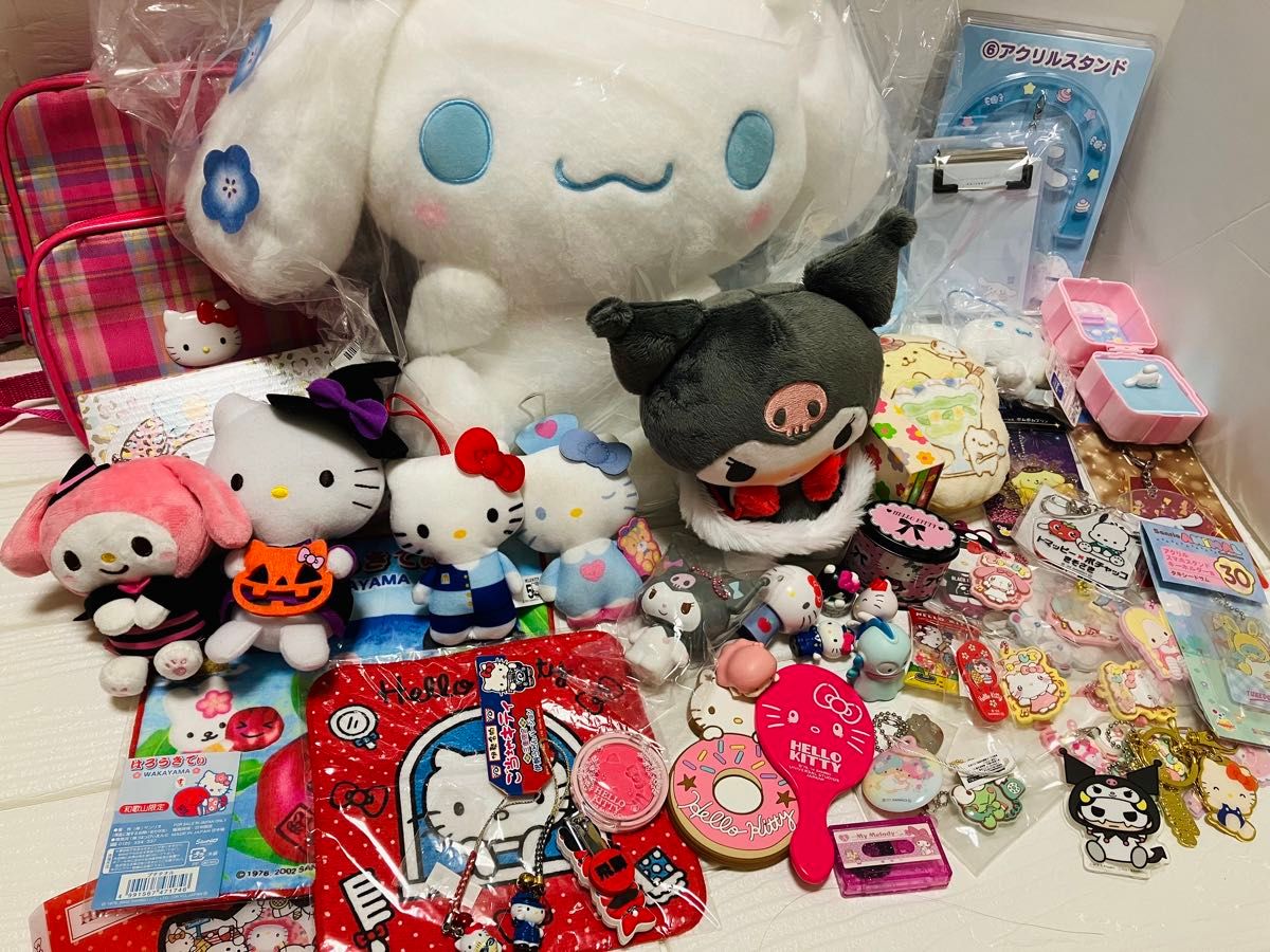 サンリオキャラクターズ キティ シナモン マイメロなど まとめ売り ハローキティ・マイメロディ・シナモロール サンリオまとめ売り