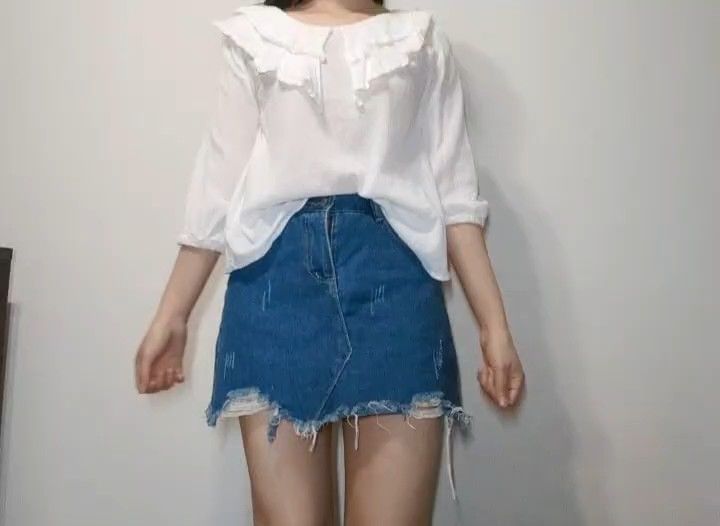 シャツ ホワイト 白 七分袖 ブラウス 可愛い おしゃれ