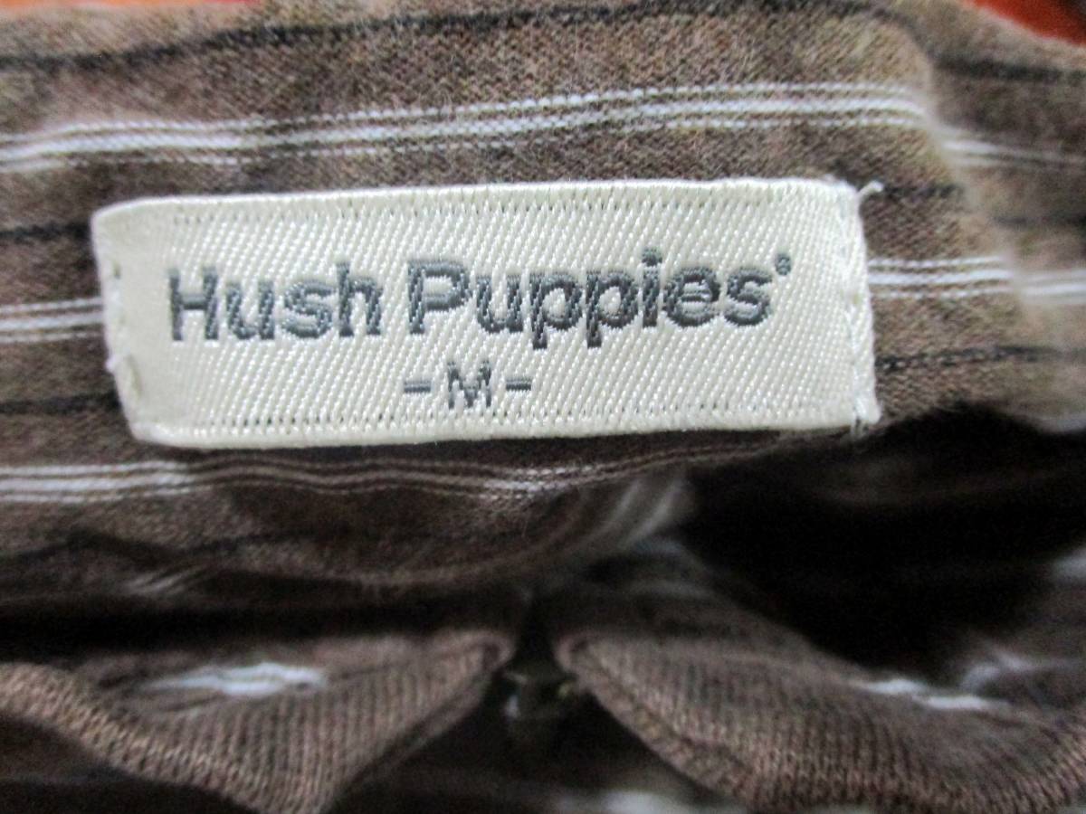 即決！Hush Puppies ハッシュパピー 大人チック紳士的デザイン ロゴ刺繍 ポロシャツ Msize表記_画像8