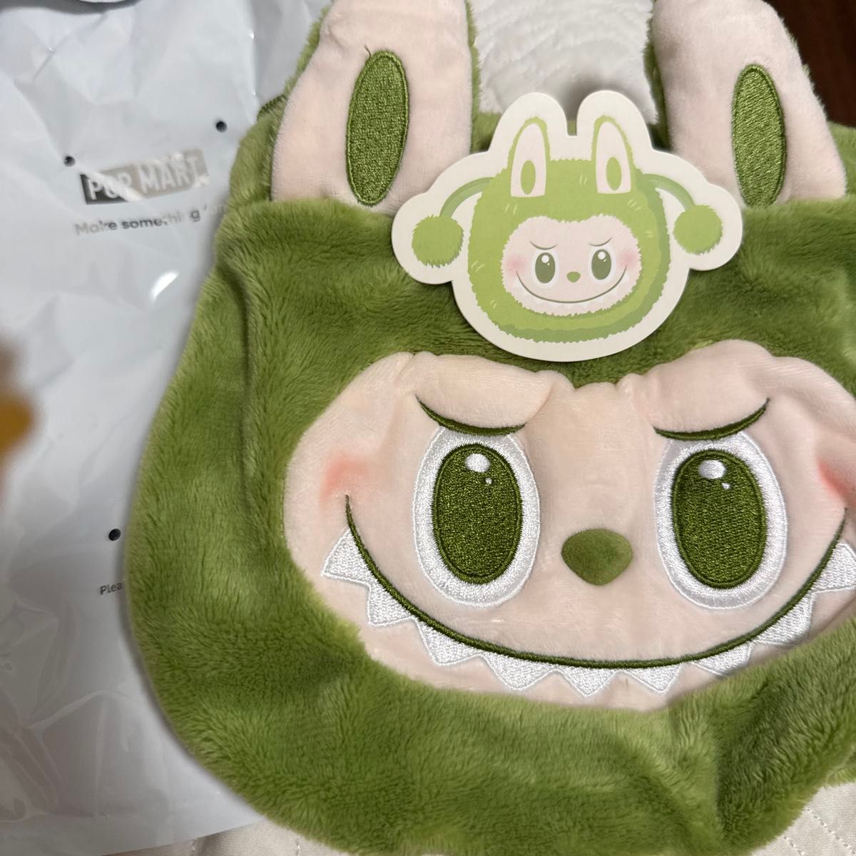labubu 巾着 アソート 未開封 ラブブ popmart ノベルティ うちわ ラブブ 巾着 ぬいぐるみ popmart wacky mart|Yahoo!フリマ(旧