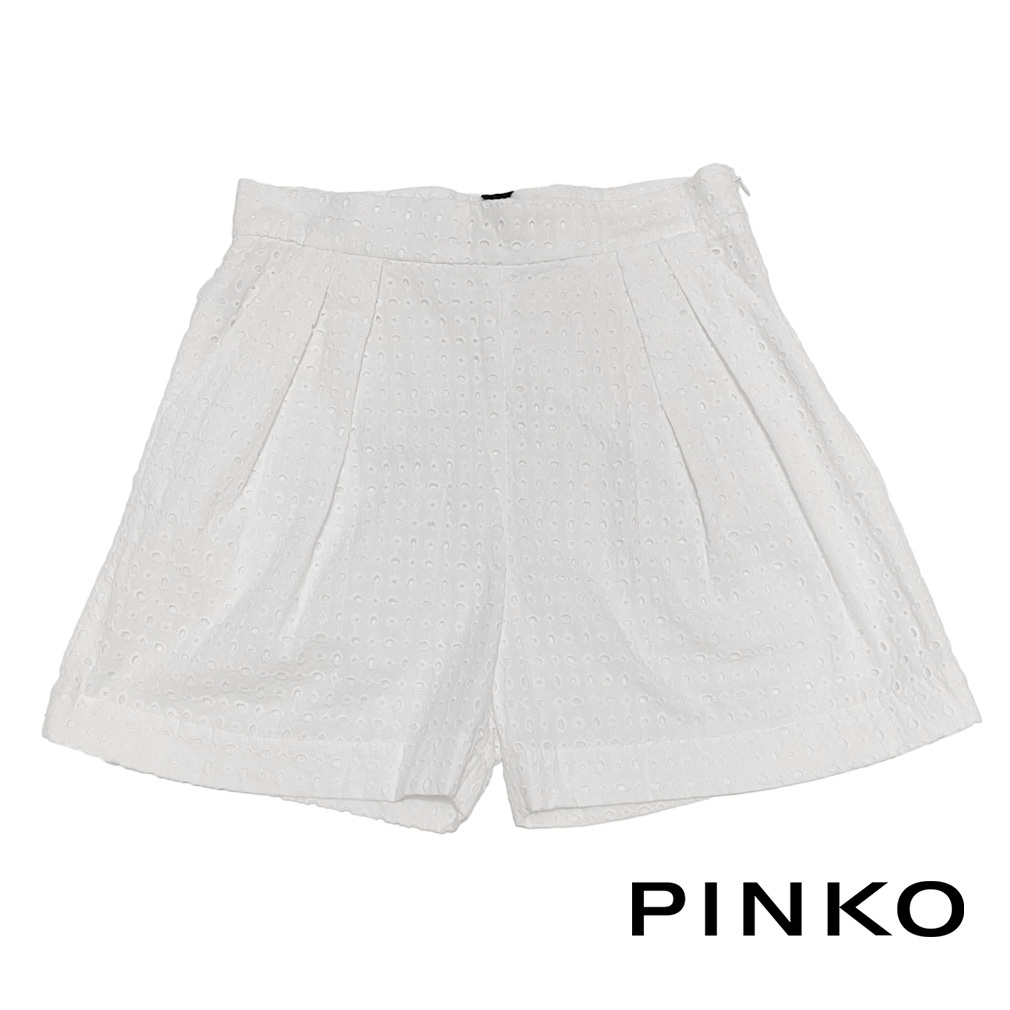 新品ピンコ コットンレース ショートパンツ PINKO ＃40 白 72％以上節約 2022モデル
