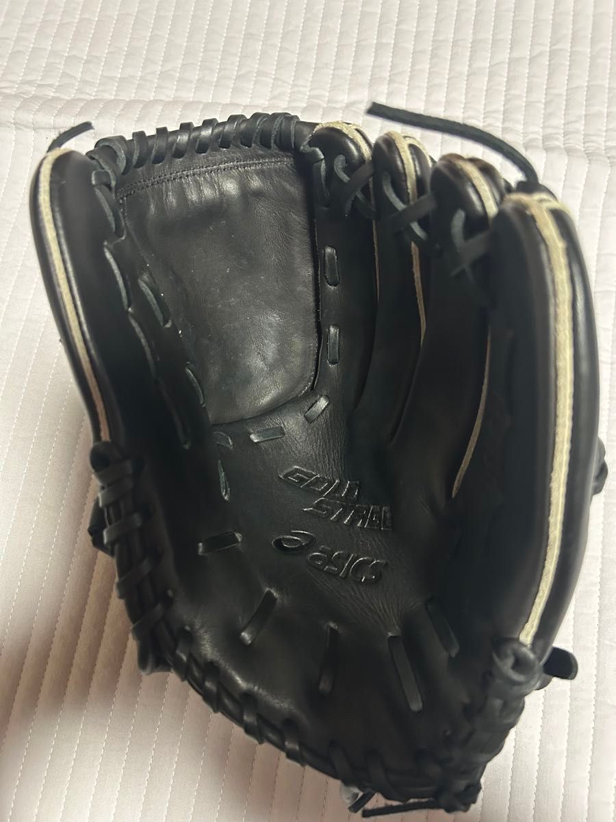 アシックス 大谷モデル 野球 大人用 グローブ 黒 美品 軟式 限定 アシックス 大谷モデル 野球 大人用 グローブ 黒 美品 軟式 限定