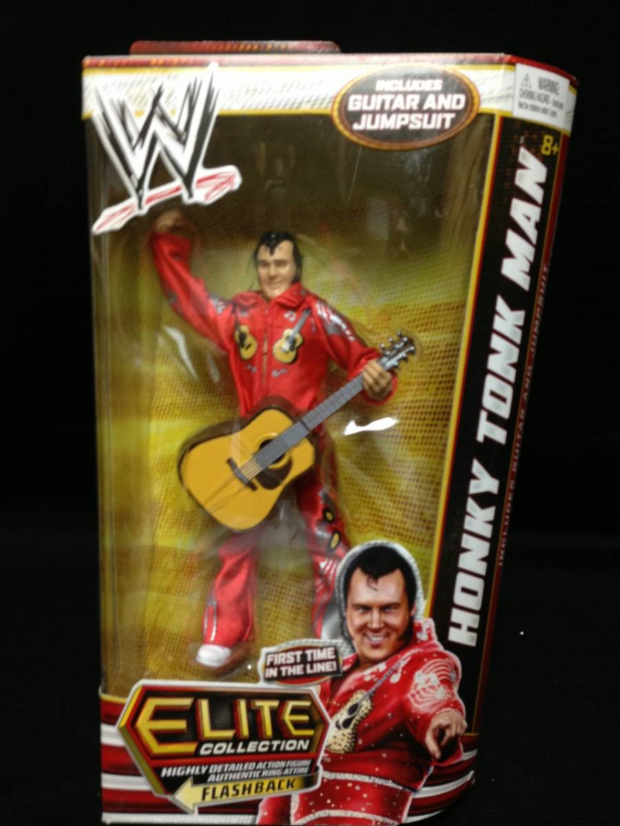 MATTLE：WWE ELITE SERIES 21 ホンキー・トンク・マン w/ギター＆ジャンプスーツ（未開封品）_画像1