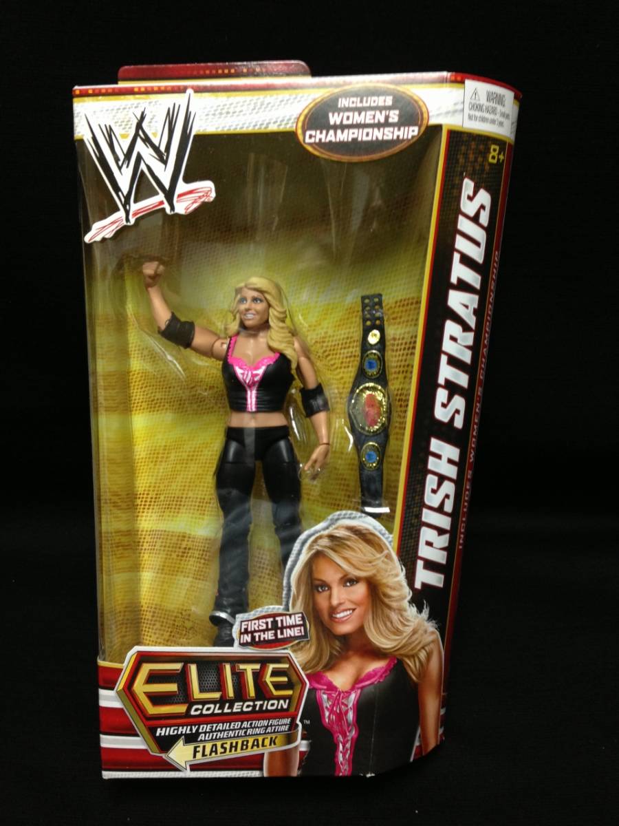 MATTLE:WWE ELITE SERIES 24 トリッシュ・ストラタス w/ベルト(未開封品) スポーツ MATTLE:WWE ELITE SERIES 24 トリッシュ・ストラタス w/ベルト(未開封品) スポーツ