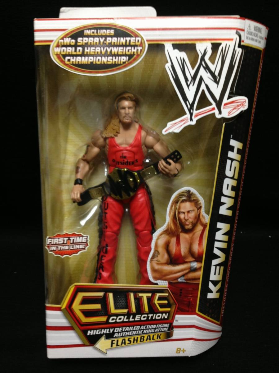 MATTLE:WWE ELITE SERIES 16 ケビン・ナッシュ w/ベルト(未開封品