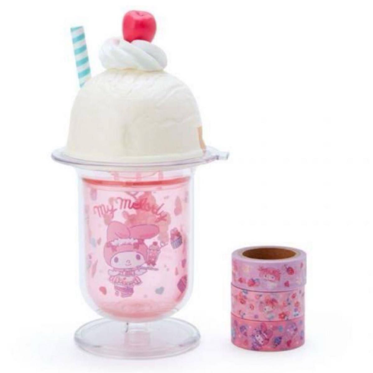 2019年 サンリオ マイメロディ フロート風 マステ テープカッター セット 2019年 サンリオ マイメロディ フロート風 マステ テープ