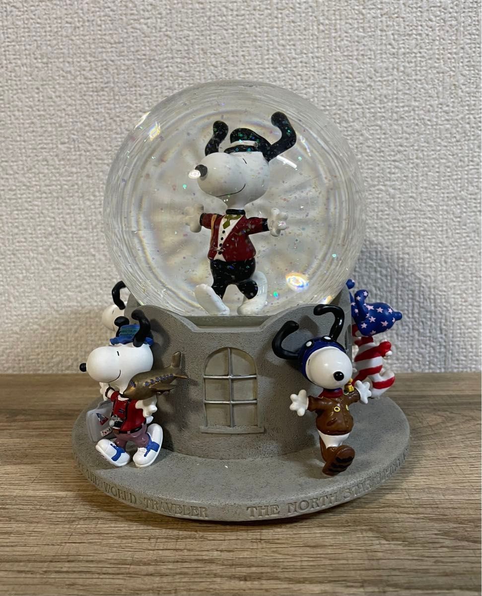 新品 アメリカWestland 社 スノードーム オルゴール スヌーピー 輸入 ウエストランド スヌーピー スノードーム オルゴール 美品